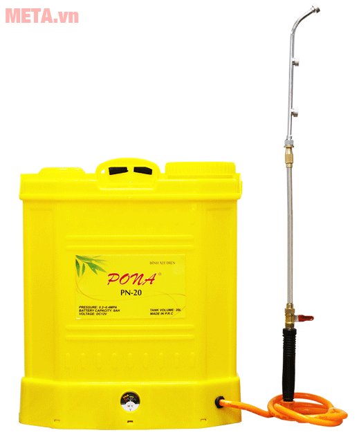 Bình xịt điện Pona PN20 có dung tích bình nước 20 lít