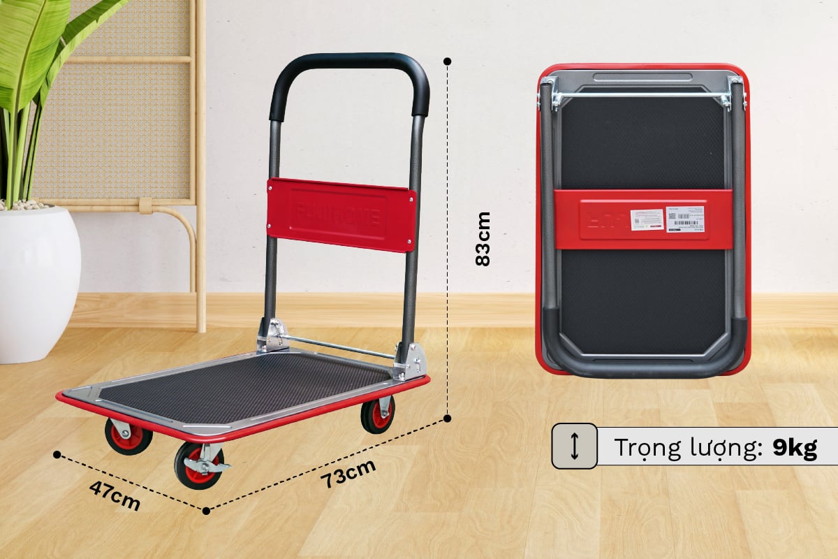 Kích thước của xe đẩy hàng