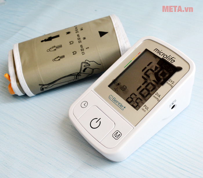Máy đo huyết áp bắp tay Microlife BP A2 Basic có kiểu dáng hiện đại
