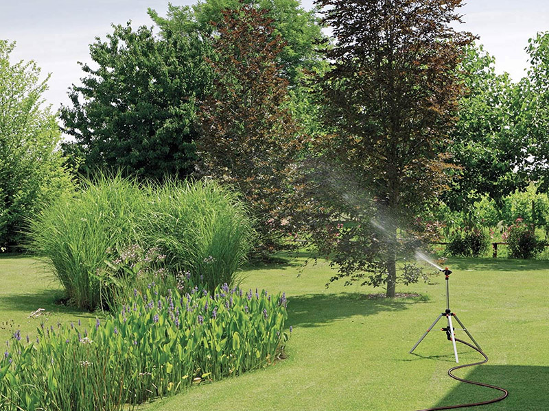 Tưới cây trong không gian lớn