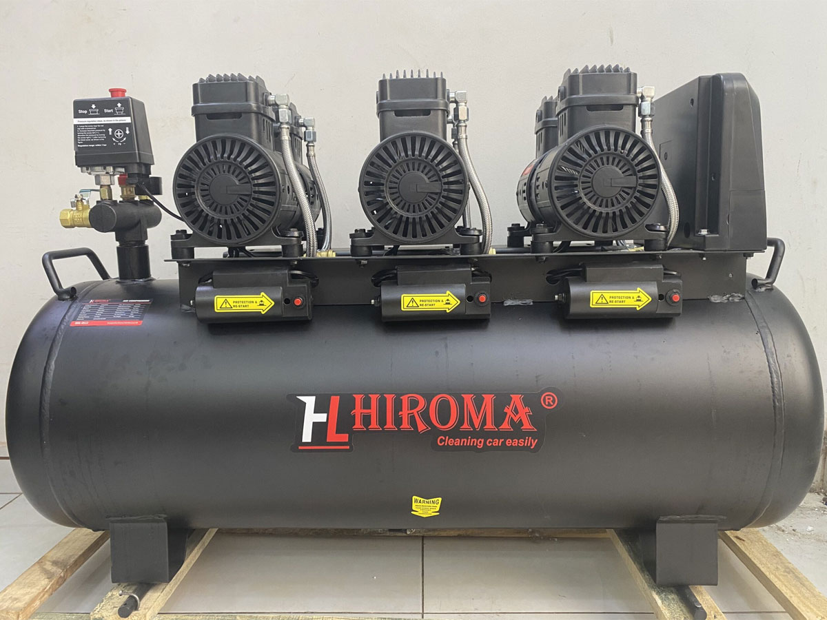 Máy nén khí không dầu Hiroma DHL - 0516