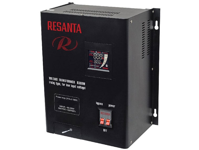 Ổn áp loại rơ le cho điện áp đầu vào thấp Resanta 63/1/24