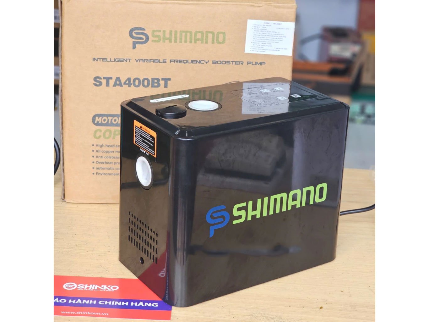 Máy bơm tăng áp biến tần Shimano STA400BT