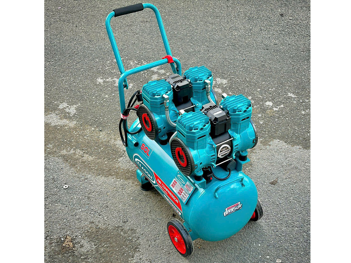 Máy nén khí không dầu Classic CLA3050F2 thiết kế gọn gàng, dễ di chuyển