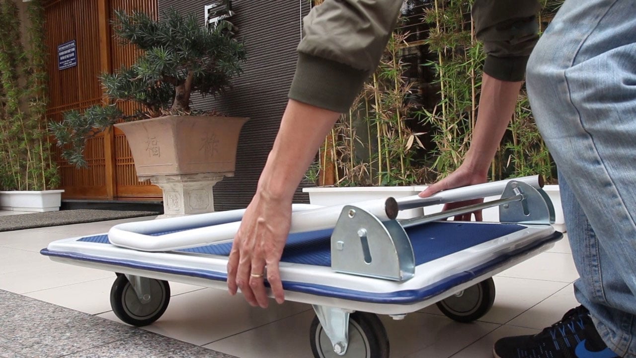 Xe đẩy hàng Prestar gấp gọn được tay cầm