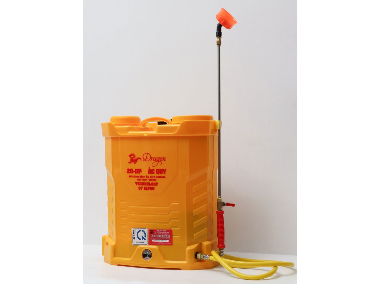 Bình phun thuốc trừ sâu dùng bình ắc quy 12V