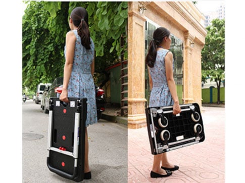 Xe đẩy hàng gấp gọn dễ dàng