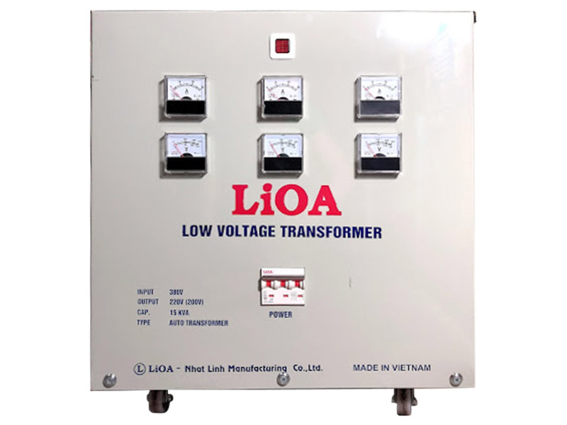 Biến áp đổi nguồn hạ áp 3 pha LiOA 10KVA - 3K101M2YH5YT