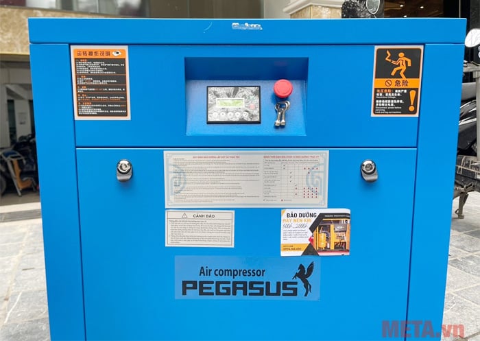 Máy nén khí trục vít Pegasus TMPM 10A vận hành êm ái