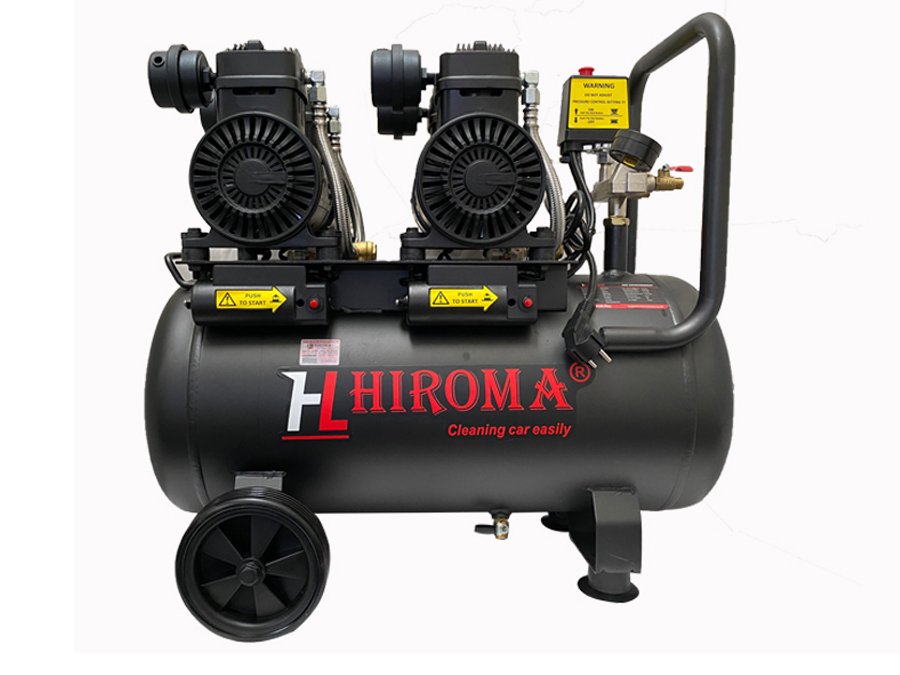 máy nén khí chính hãng Hiroma DHL-0550 Plus có kiểu dáng hiện đại, sang trọng