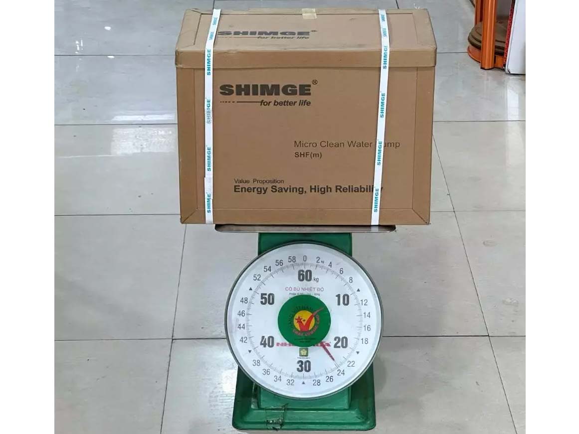 Máy bơm nước lưu lượng Shimge có khả năng đẩy cao 22m