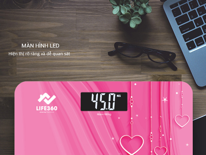 Màn hình LED hiển thị rõ ràng, dễ quan sát