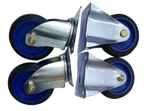 Xe đẩy hàng có 4 bánh xe