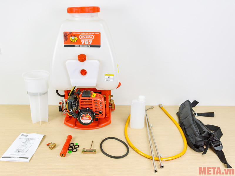 Trọn bộ bình phun thuốc trừ côn trùng Oshima 767
