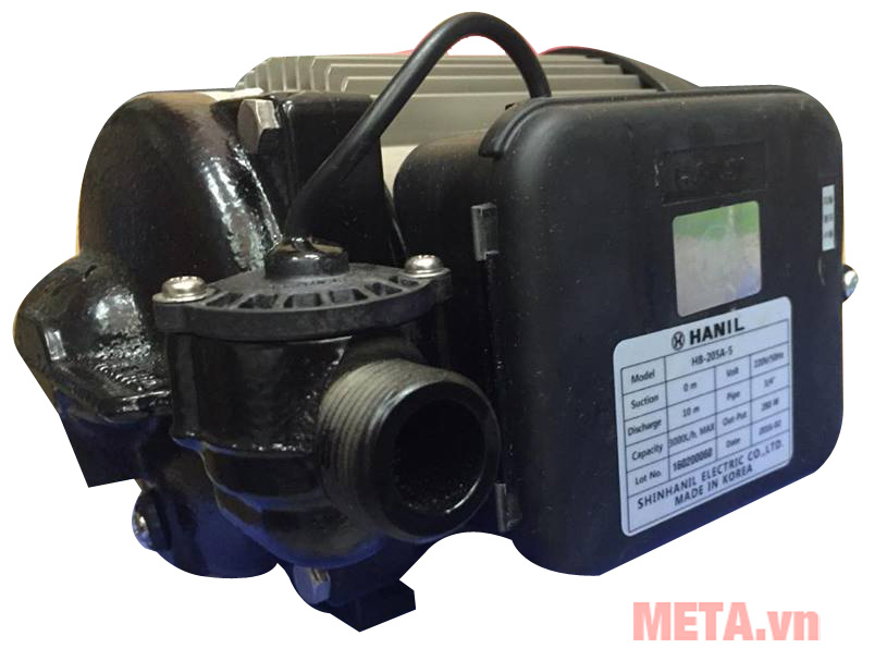 Máy bơm nước tăng áp Hanil HB205A tự ngắt khi quá tải