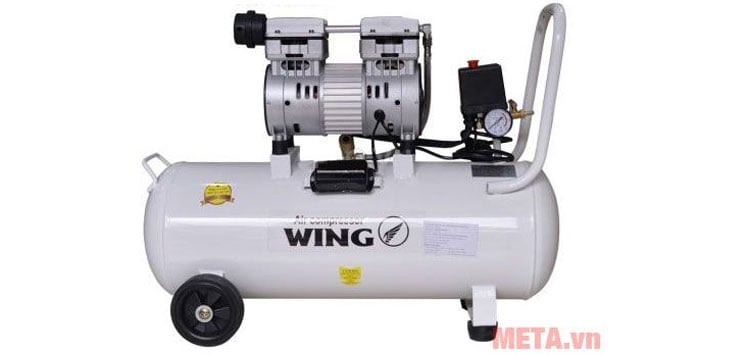 Máy nén khí không dầu WING TW OF750 thiết kế gọn gàng, di chuyển linh hoạt