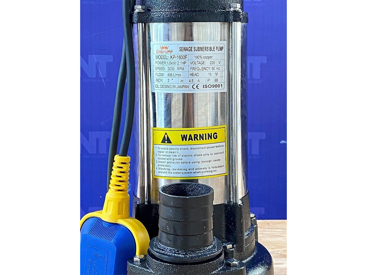 Máy bơm chìm Kingpump có mô tơ dây đồng