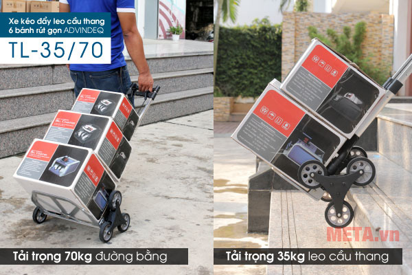 Advindeq TL-35/70 có tải trọng leo cầu thang 35kg