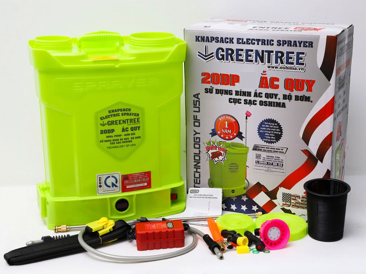 Greentree 20DP có dung tích 20 lít