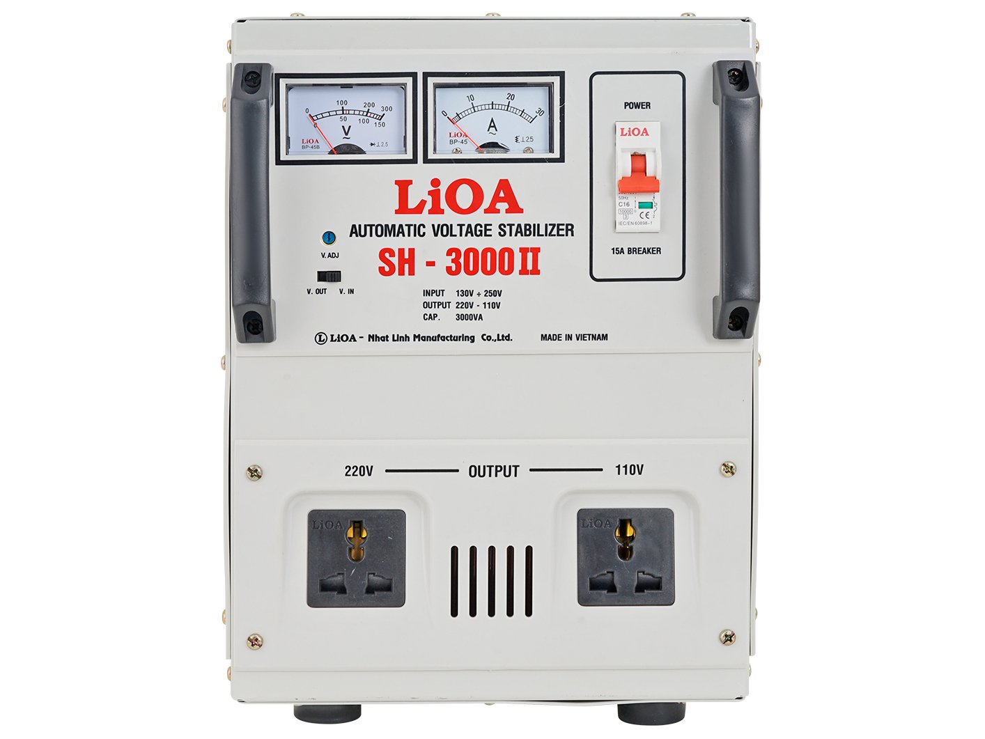 Ổn áp 1 pha Lioa 3KVA SH 3000II