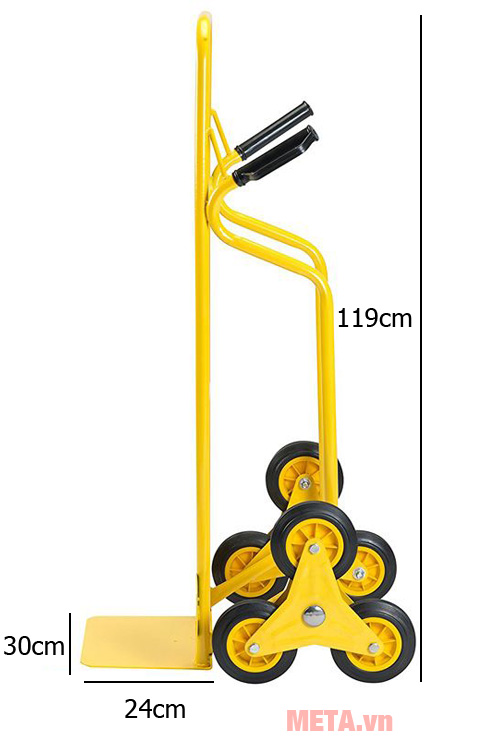 Xe đẩy hàng leo cầu thang Stanley HT523 làm từ hợp kim thép