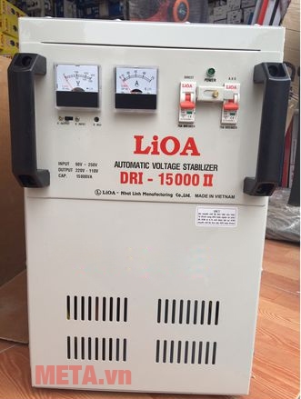 Ổn áp 1 pha Lioa 15KVA DRI 15000 có động cơ Servo 1 chiều
