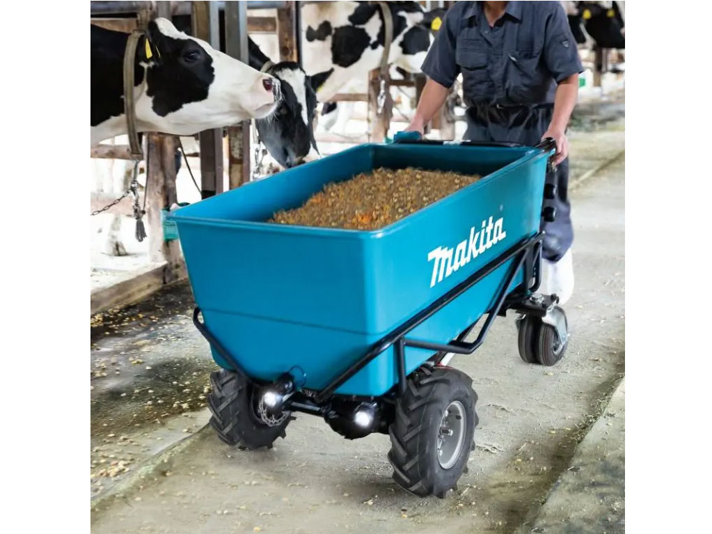 Xe vận chuyển hàng hóa dùng pin Makita DCU605