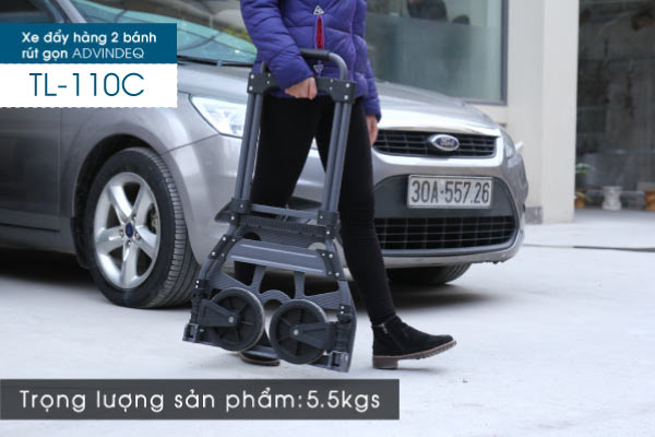 Trọng lượng xe chỉ nặng 5,5kg