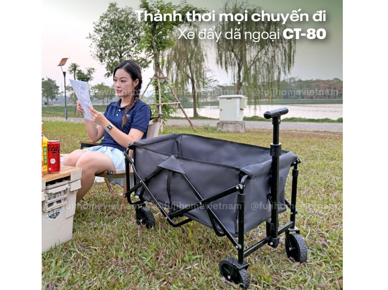 Xe kéo cắm trại dùng cho mọi chuyến đi