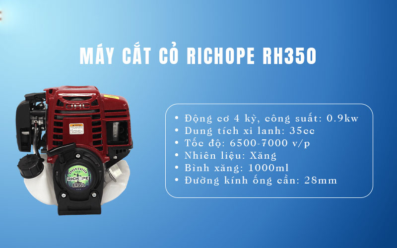 Máy cắt cỏ Richope RH350