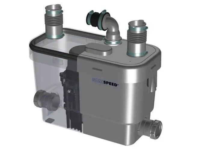 Máy bơm nghiền chất thải SFA có 4 lối vào