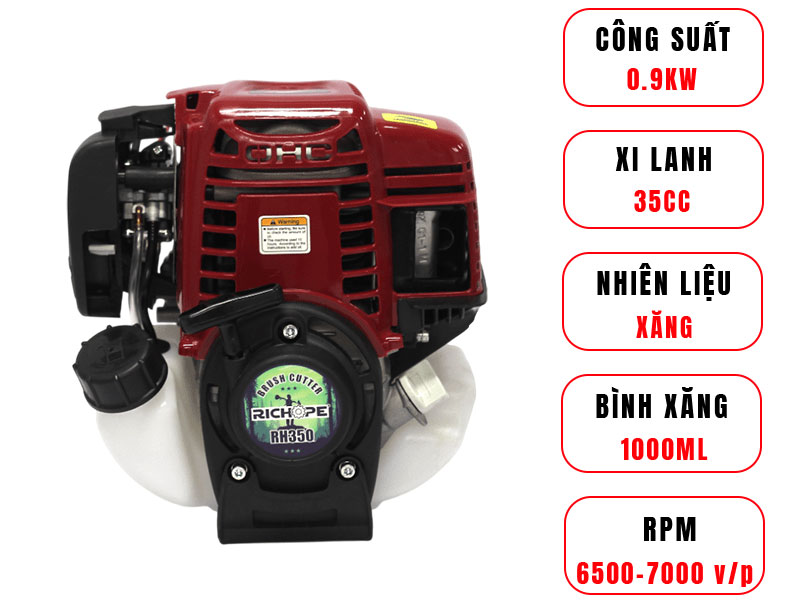 Máy cắt cỏ hoạt động ổn định, bền bỉ