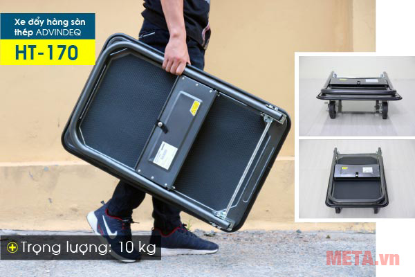 Xe đẩy hàng gọn nhẹ dễ di chuyển