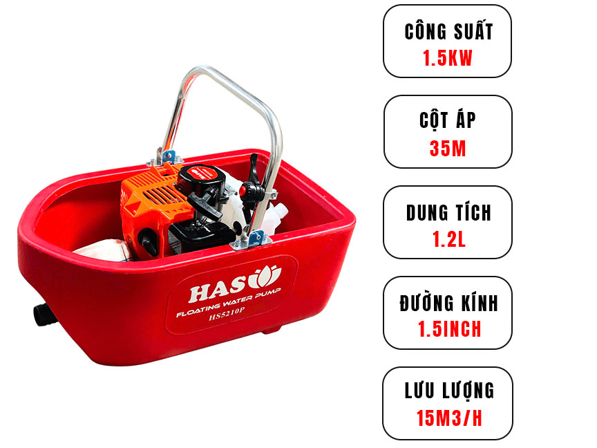 Máy bơm thuyền dùng bơm nước cho ao hồ