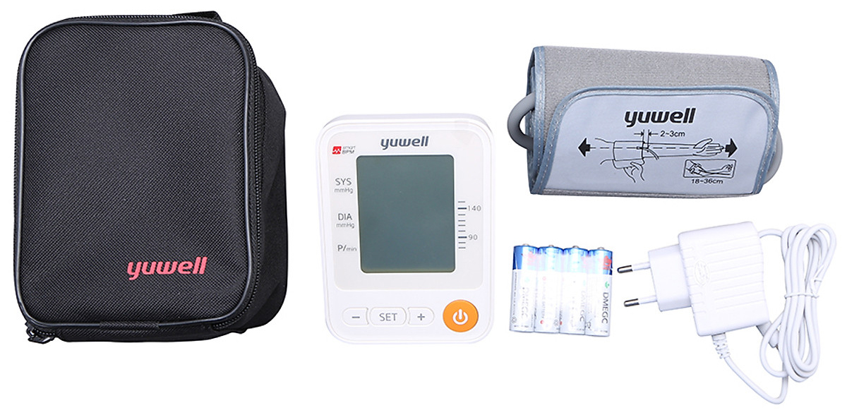 Trọn bộ máy đo huyết áp bắp tay Yuwell YE650A