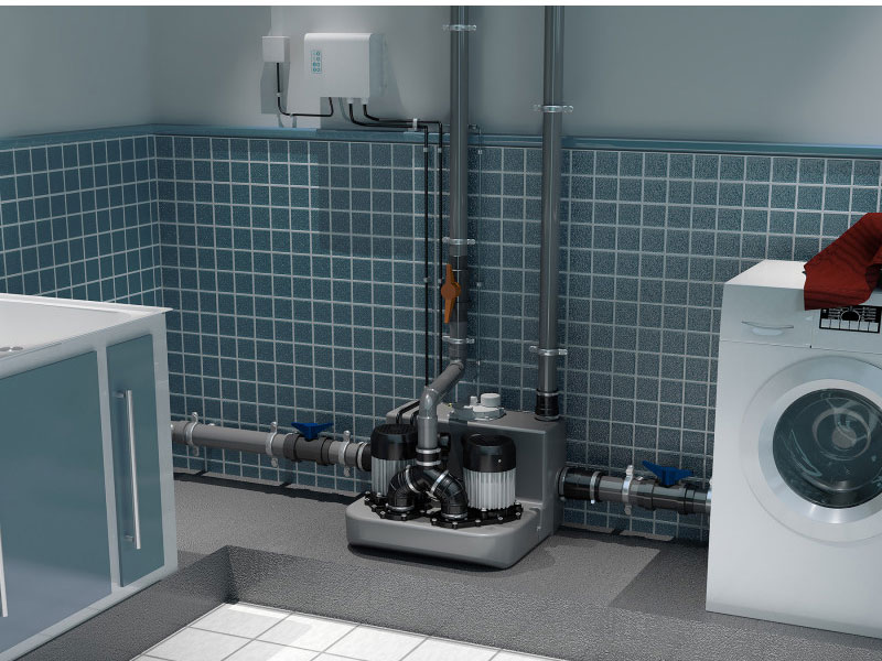 SFA Sanicom 2 bơm được chất lỏng có nhiệt độ 90 độ C