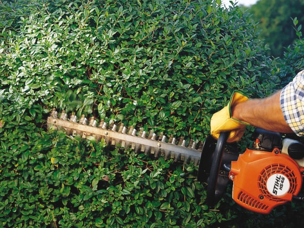 Stihl HS45 dùng động cơ 2 thì