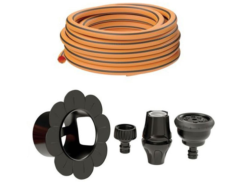 Cuộn vòi dây Claber đi kèm các phụ kiện