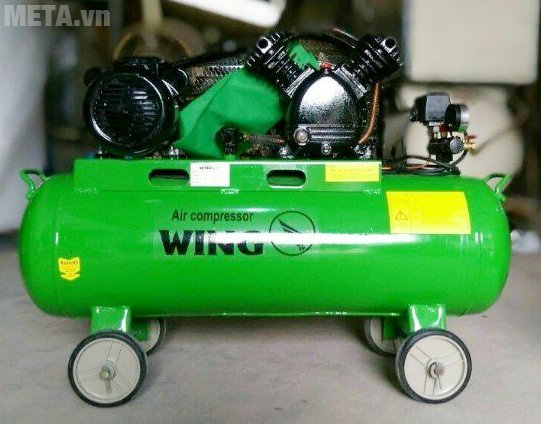 Máy nén khí WING TW-V-0.12/8 truyền động bằng dây đai