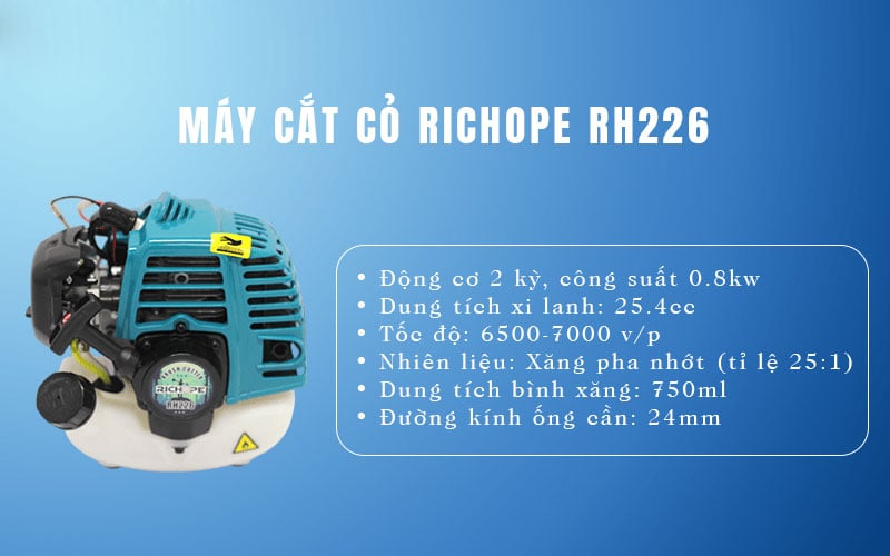 Máy cắt cỏ Richope RH226