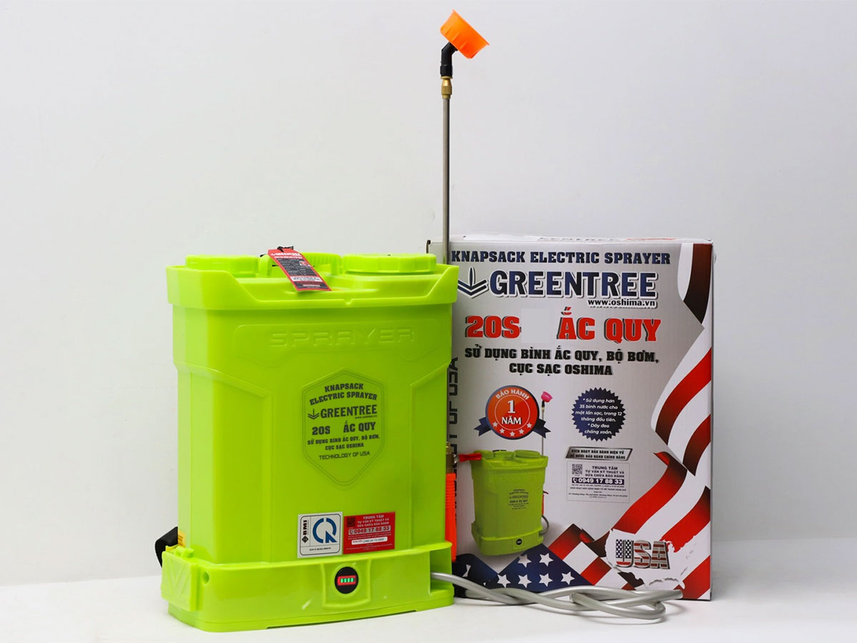 Greentree 20S làm từ nhựa bền đẹp