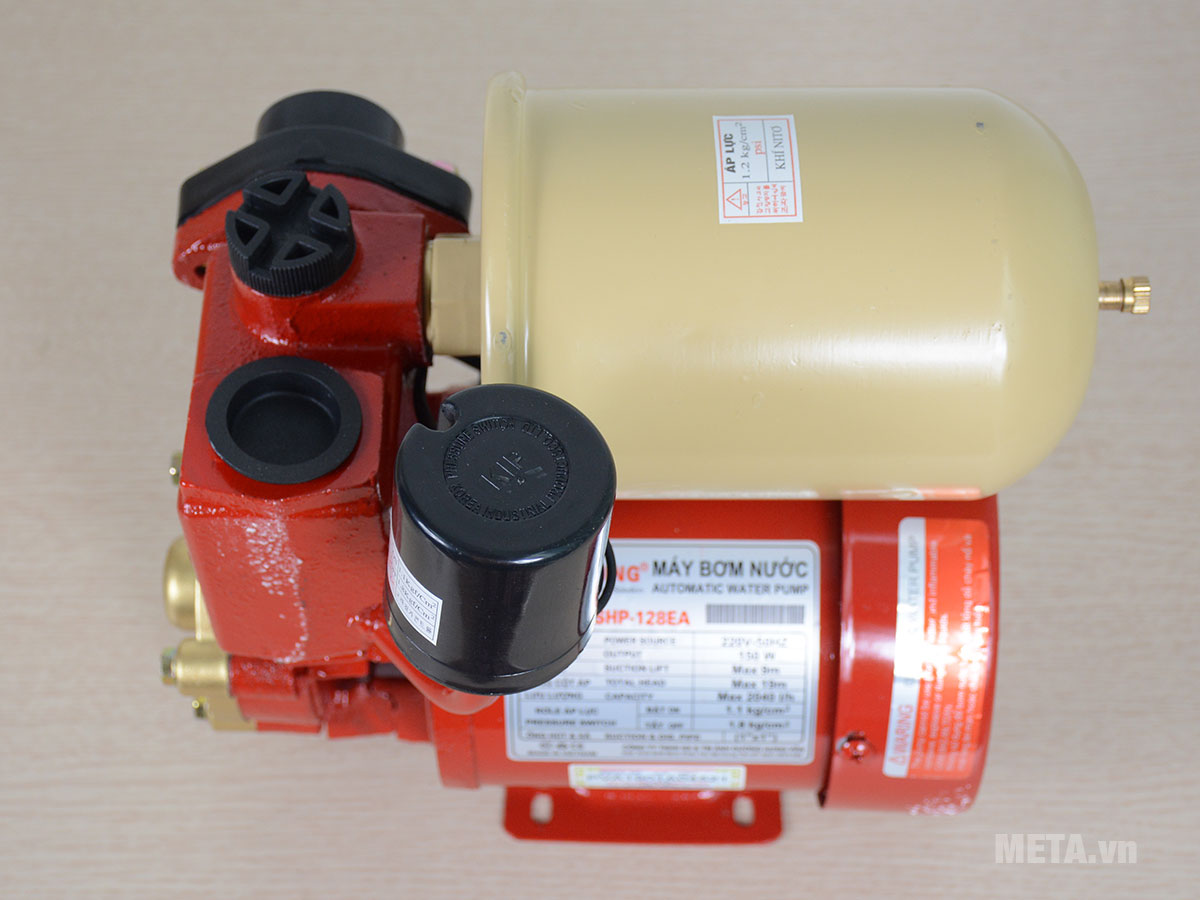 Shining SHP-128EA được trang bị rơ - le áp lực, tự động ngắt khi quá tải 