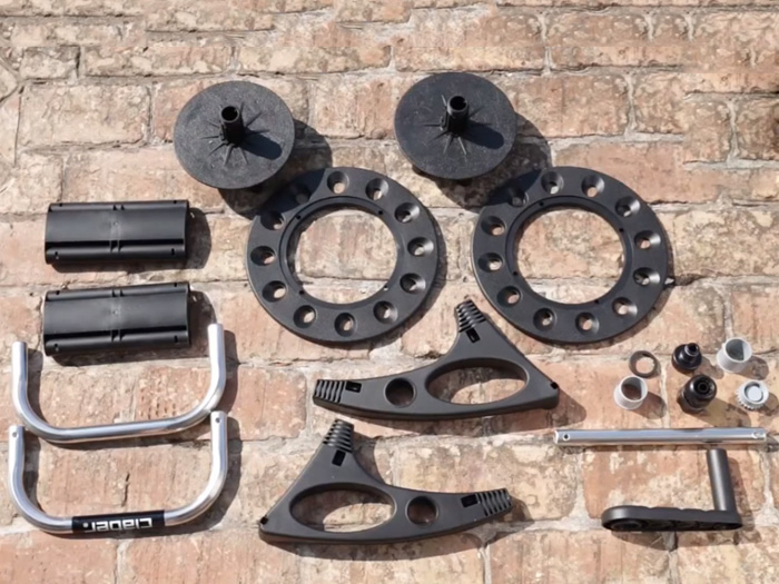 Các chi tiết của guồng cuộn ống Claber 8887