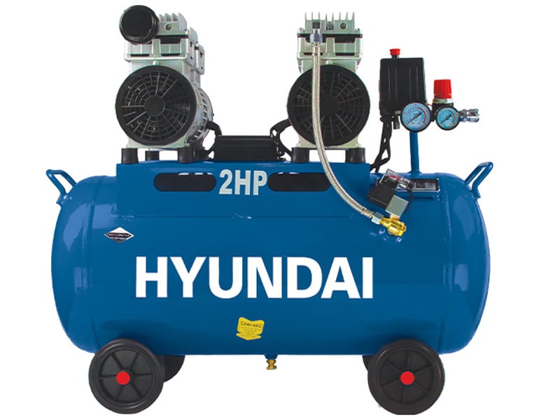 Hình ảnh máy nén khí không dầu Hyundai AH2-150