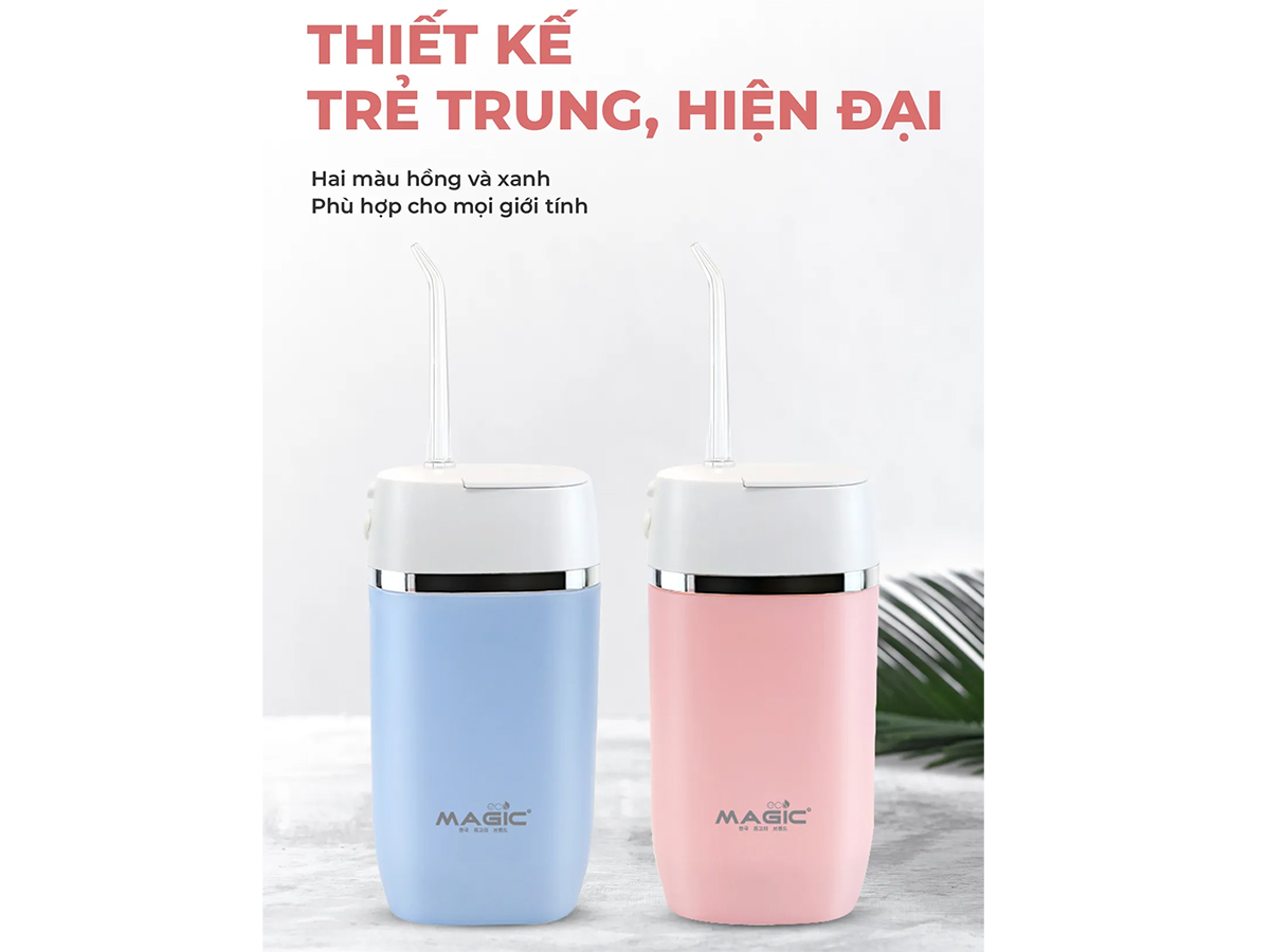 Tăm nước có màu sắc trẻ trung