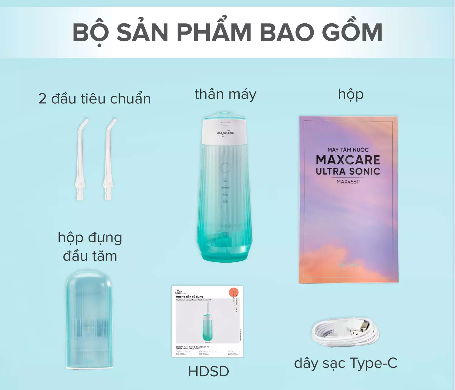 Trọn bộ tăm nước du lịch