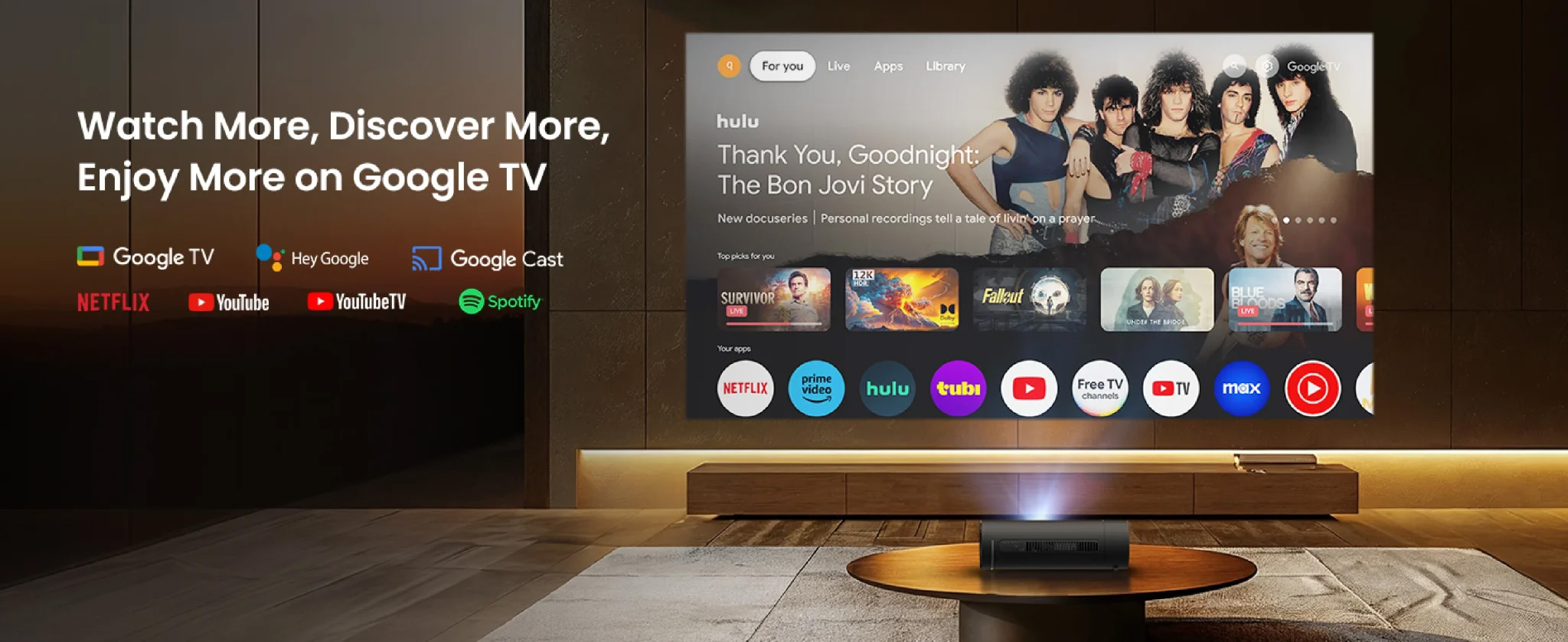 Kho giải trí vô tận với Google TV và Netflix