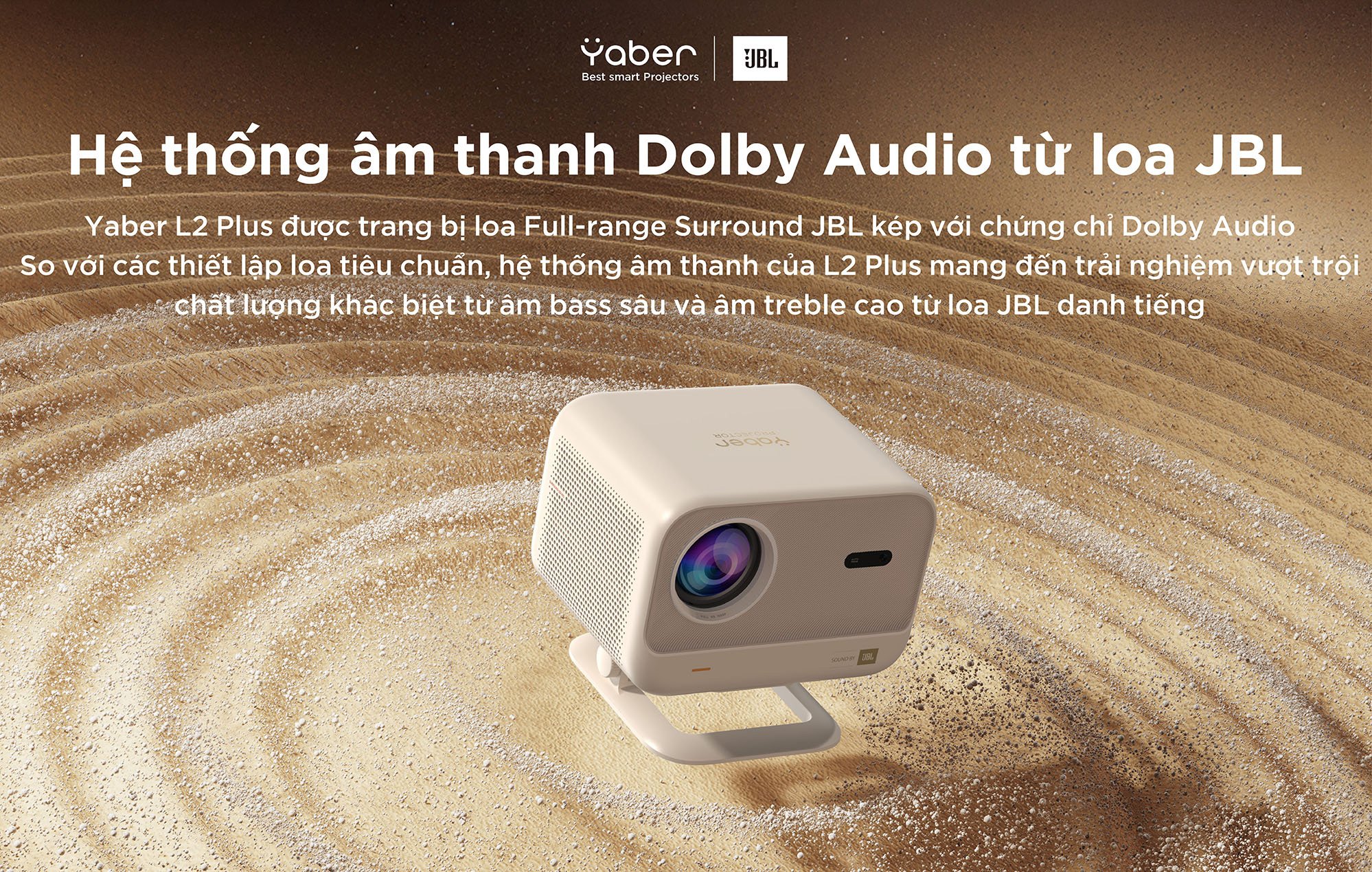 Máy chiếu gia đình có hệ thống âm thanh lớn