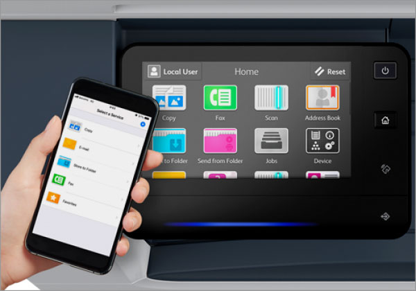 Máy Photocopy có màn hình cảm ứng