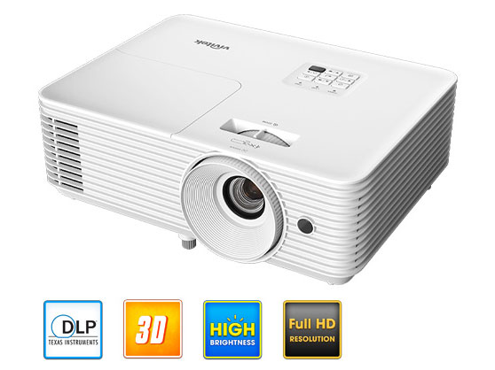 Vivitek DH380 chỉ nặng 2.6kg, dễ di chuyển